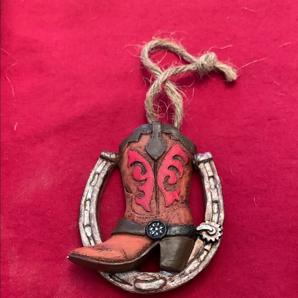 Rustic Western Holiday Ornament Set - Picture 2 of 4